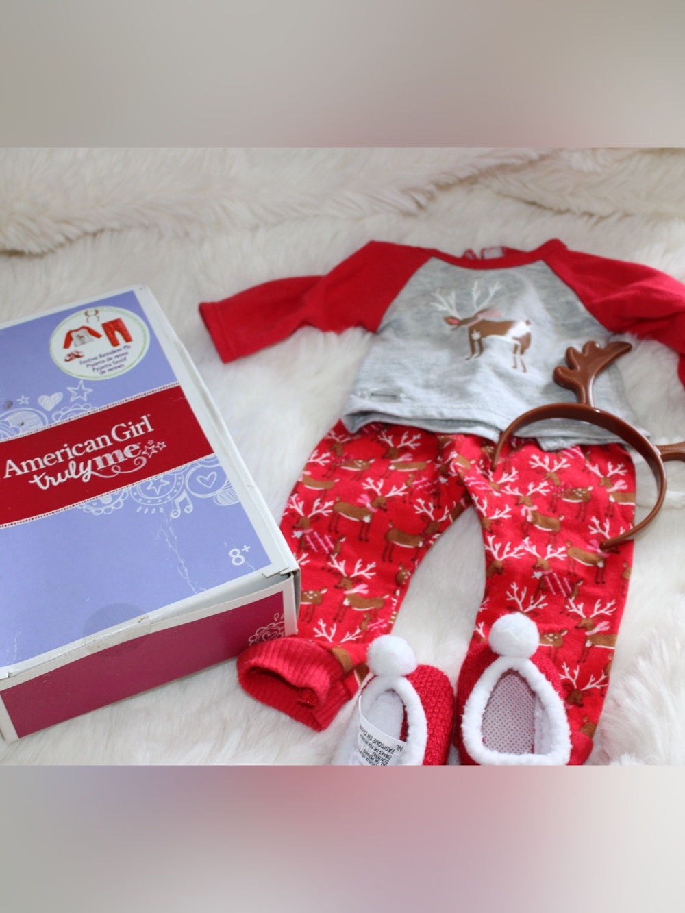 Bitty Baby American Girl doll festive pajama set
